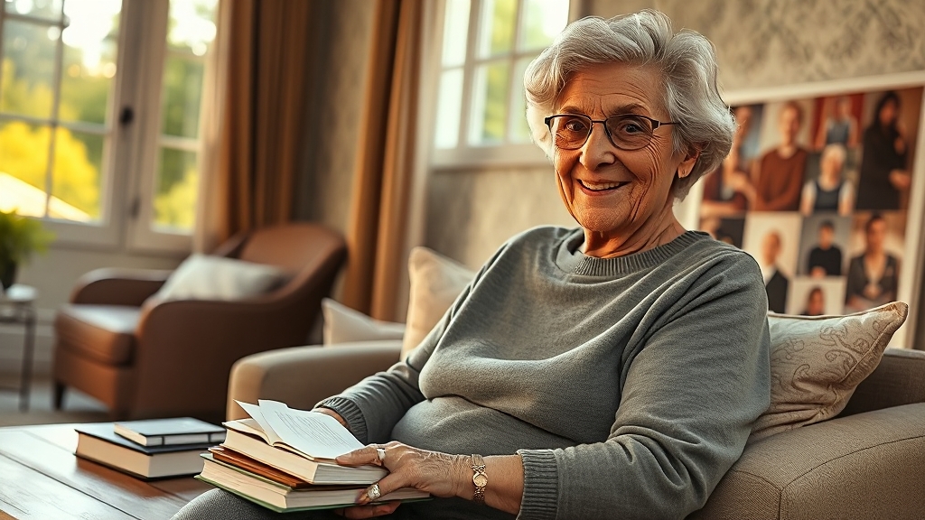 치매 예방 성공 사례 (realistic 스타일)