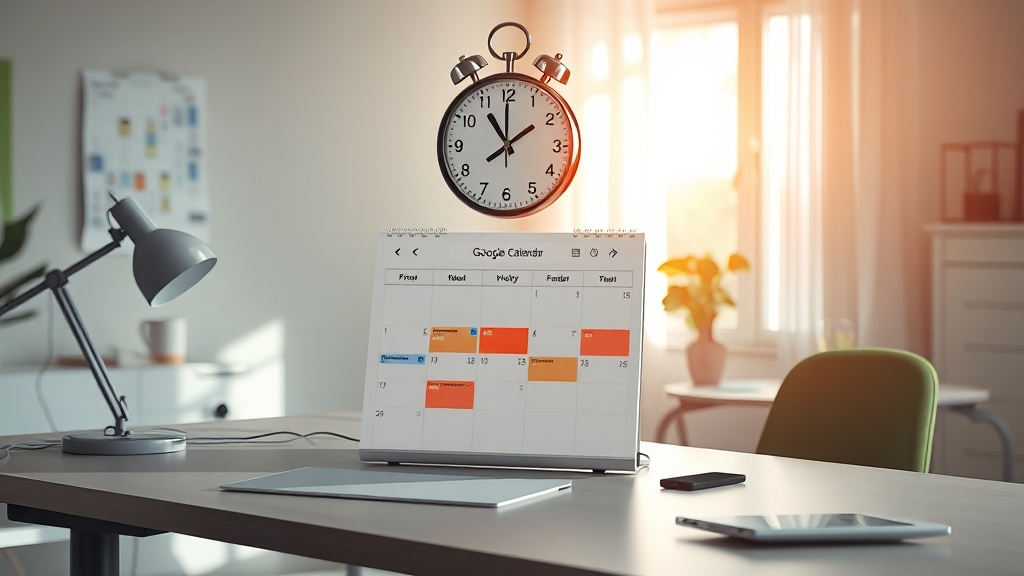 효율적인 시간 관리 (realistic 스타일)