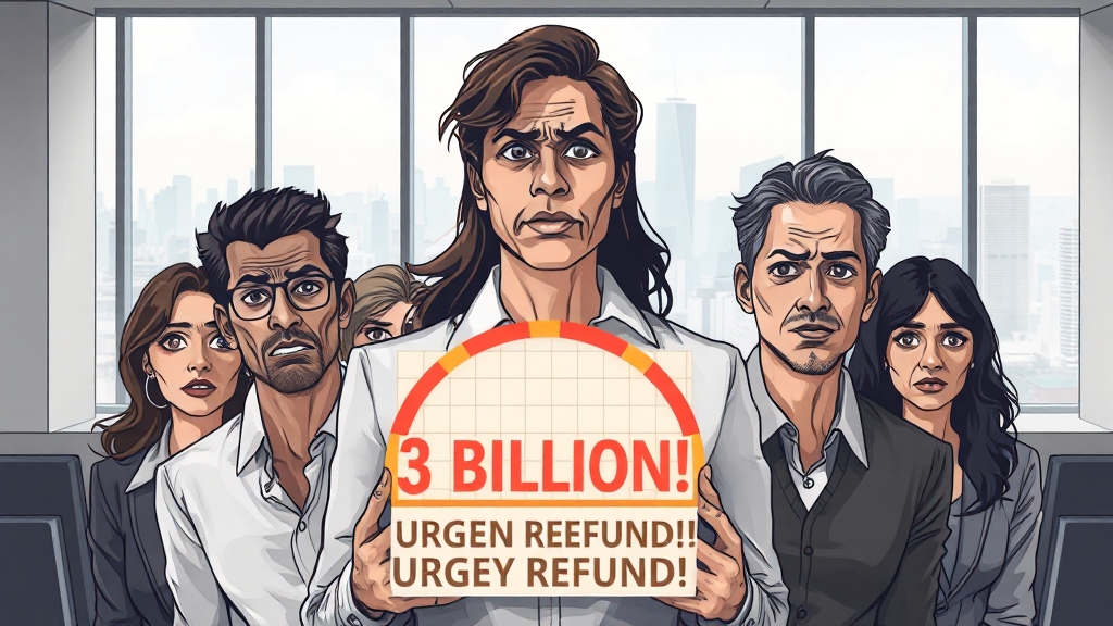 미환급금, 왜 줄지 않을까? 📊 (illustration 스타일)