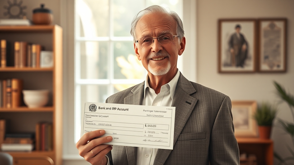 퇴직금 수령 방법 및 지급 기한 (realistic 스타일)