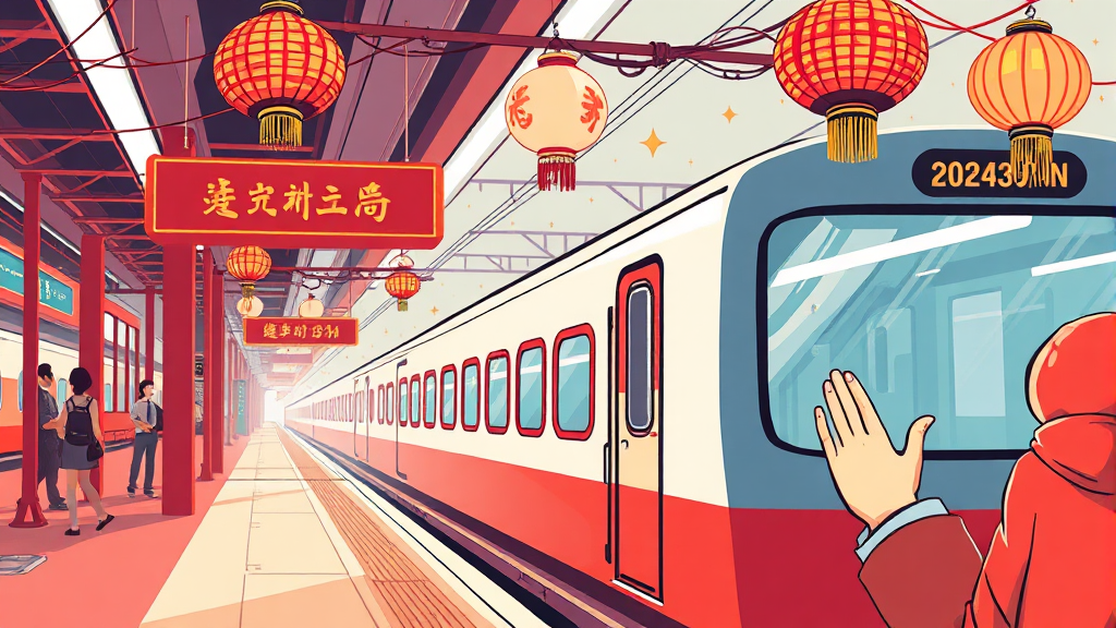 SRT 설날 예매 방법 (illustration 스타일)