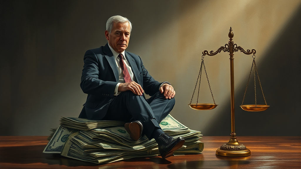 정치인 경제력, 영향은? (realistic 스타일)