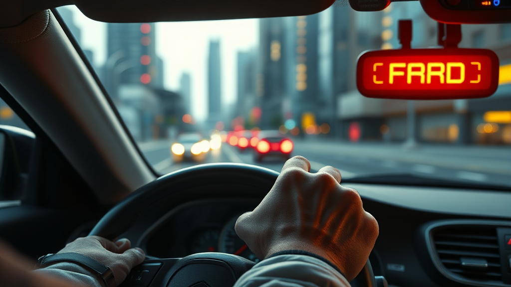 FSD 사용 시 안전 및 책임 (realistic 스타일)