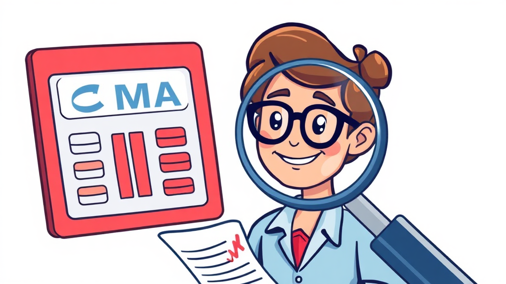 CMA 수수료 및 세금 확인 (cartoon 스타일)