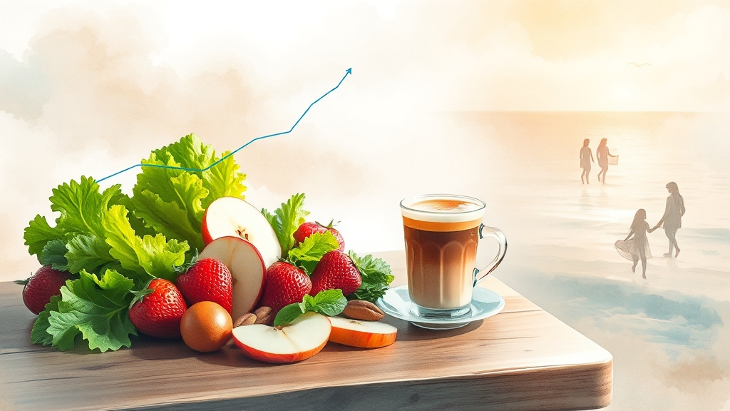 혈당 지수(GI)와 혈당 부하(GL)란? (watercolor 스타일)