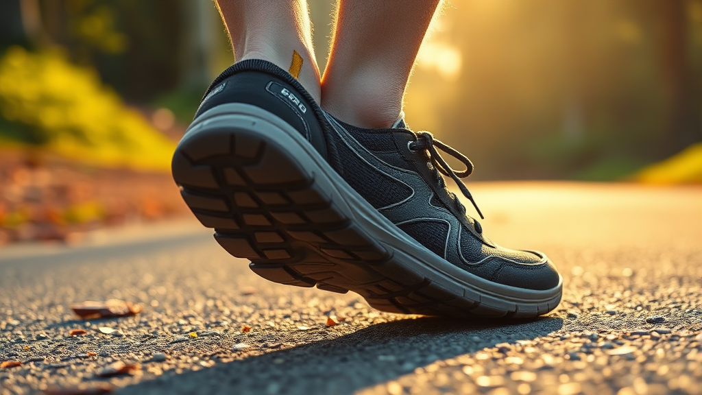 신발, 발 건강의 핵심 (realistic 스타일)