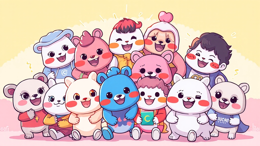 라부부 시리즈별 특징 (illustration 스타일)