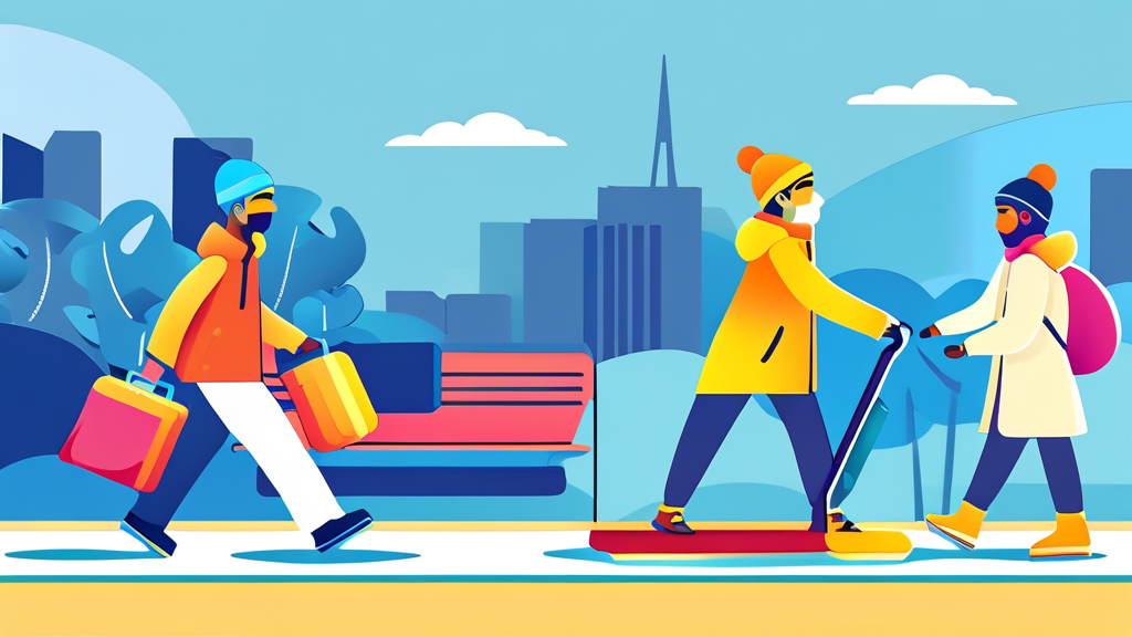 기후동행카드, 실제 이용 시 얼마나 절약될까? (cartoon 스타일)