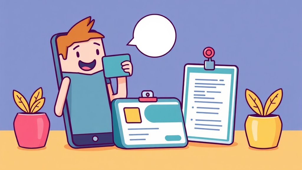 번호이동 전 준비사항 (cartoon 스타일)