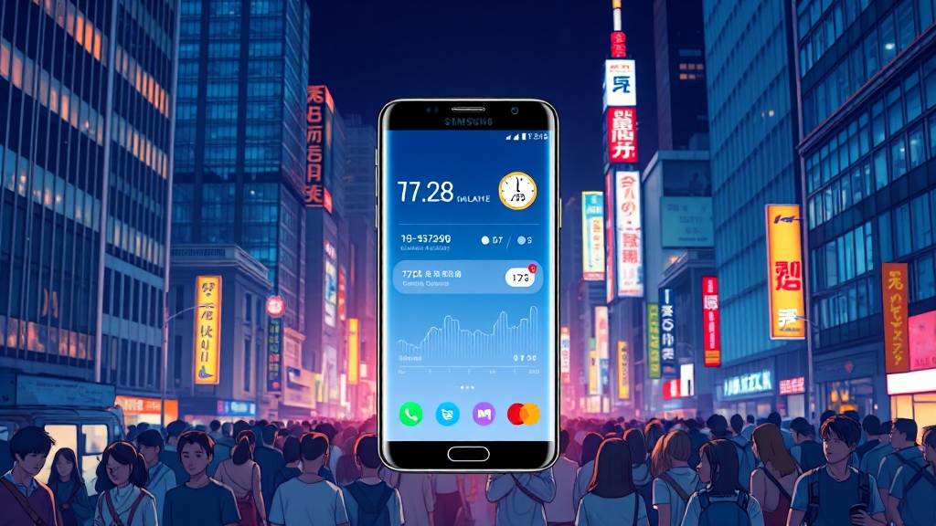 삼성페이 교통카드, 실전 사용 꿀팁! (illustration 스타일)