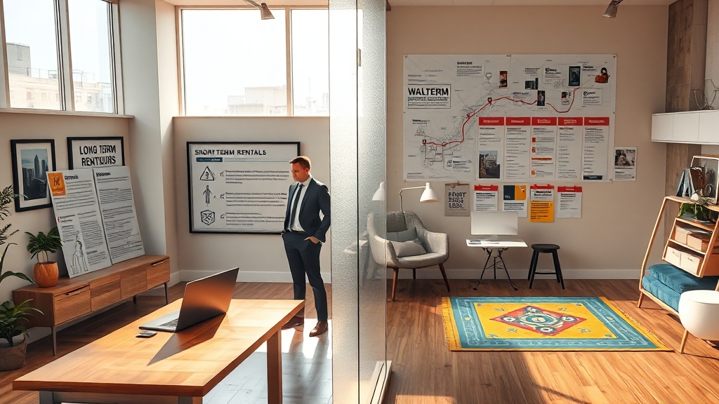 공간임대 vs 공간대여, 뭐가 다를까요? (realistic 스타일)