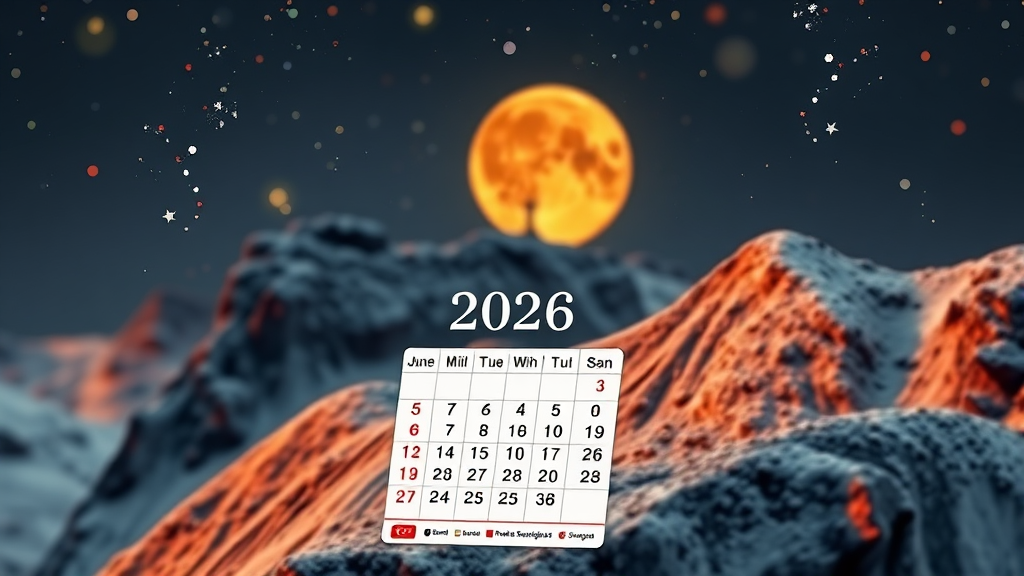 2026년 달력 출력 설정 (realistic 스타일)