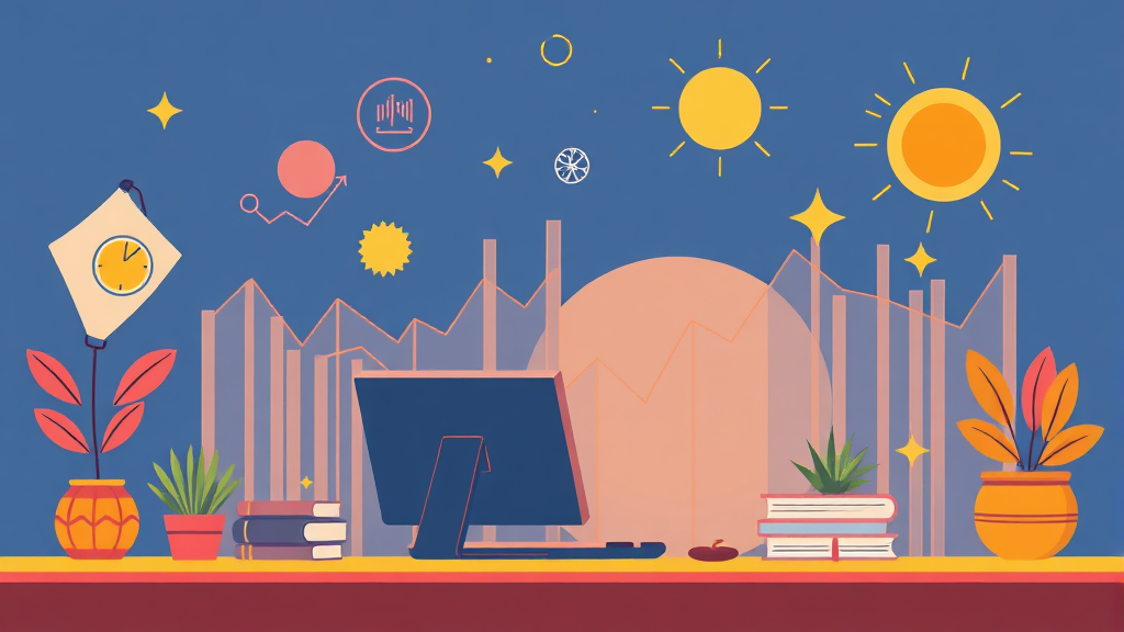 합격 전략, 이것만 기억하세요! (illustration 스타일)