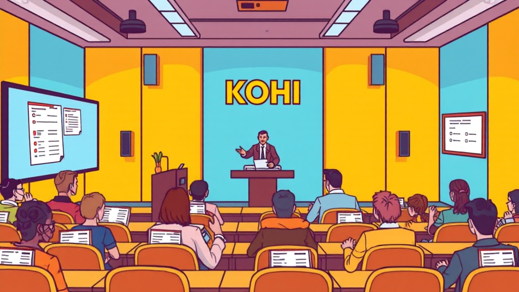 수강 신청, 어떻게 할까요? (cartoon 스타일)