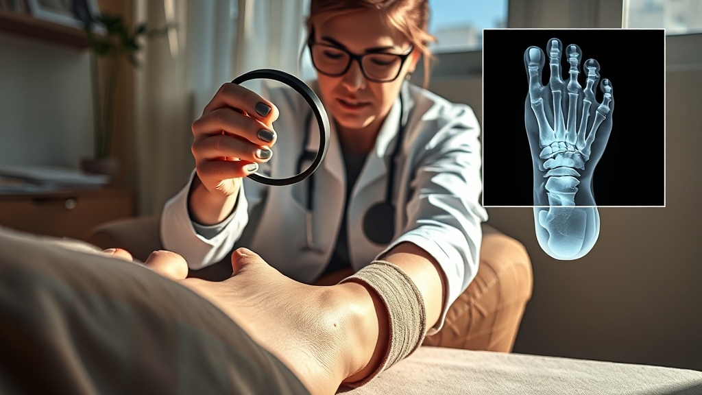 티눈 치료 후 관리 및 재발 방지 (realistic 스타일)