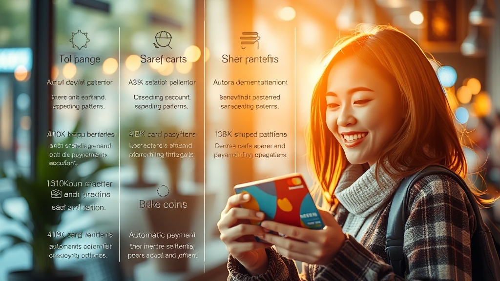 IBK 카드별 주요 혜택 (realistic 스타일)