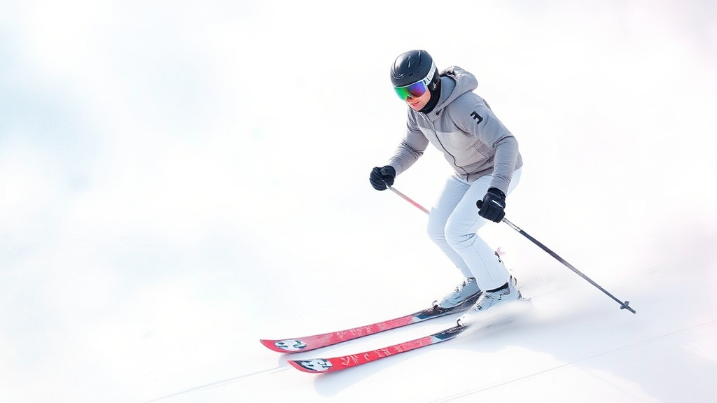 스키장 방문 시 유의사항 및 안전 정보 (watercolor 스타일)