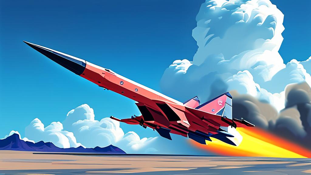 천궁-II 미사일의 활약과 중동 수출 현황 (illustration 스타일)