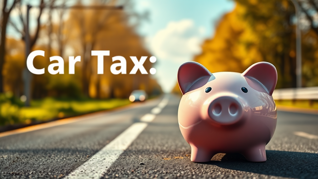 자동차세, 왜 내야 할까요? (realistic 스타일)