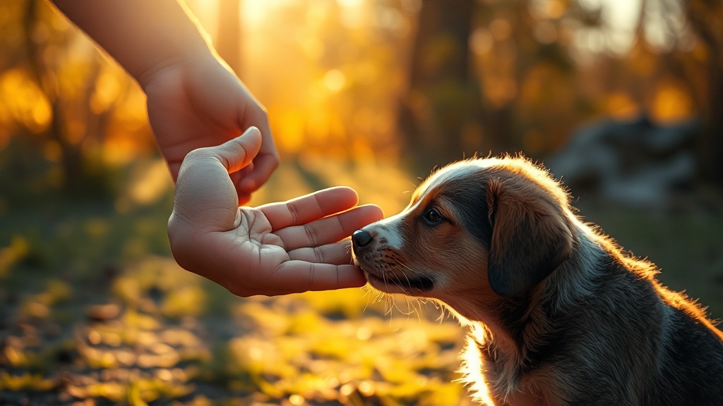 유기동물 문제 해결 노력 (realistic 스타일)