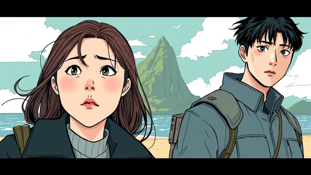 주요 등장인물 및 배우 (illustration 스타일)