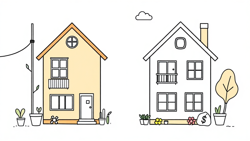 월세 세액공제와 청년 주거 지원, 무엇이 다른가? (illustration 스타일)