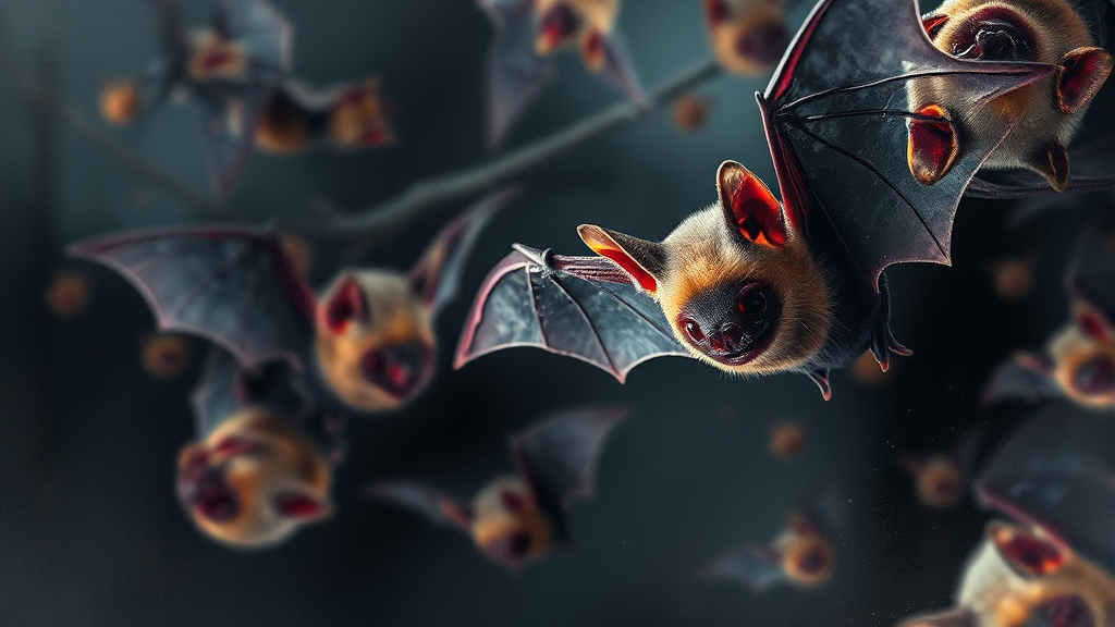 니파 바이러스의 위험성 (watercolor 스타일)