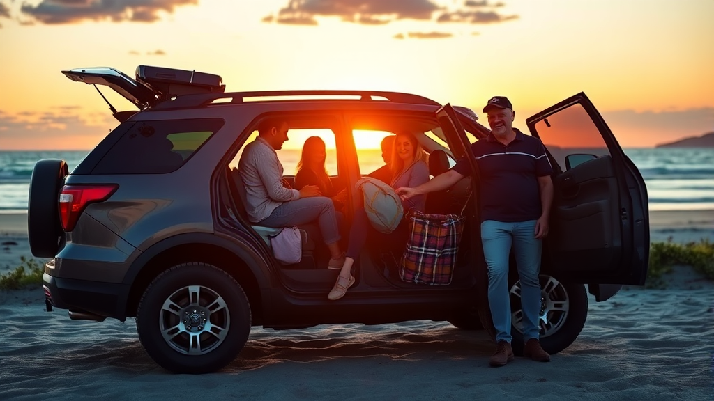 포드 익스플로러: 가족 SUV (realistic 스타일)