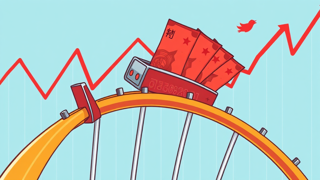 최근 위안화 환율 변동 추이 (cartoon 스타일)