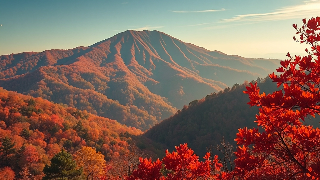 2025 단풍 절정 시기 예측 (realistic 스타일)