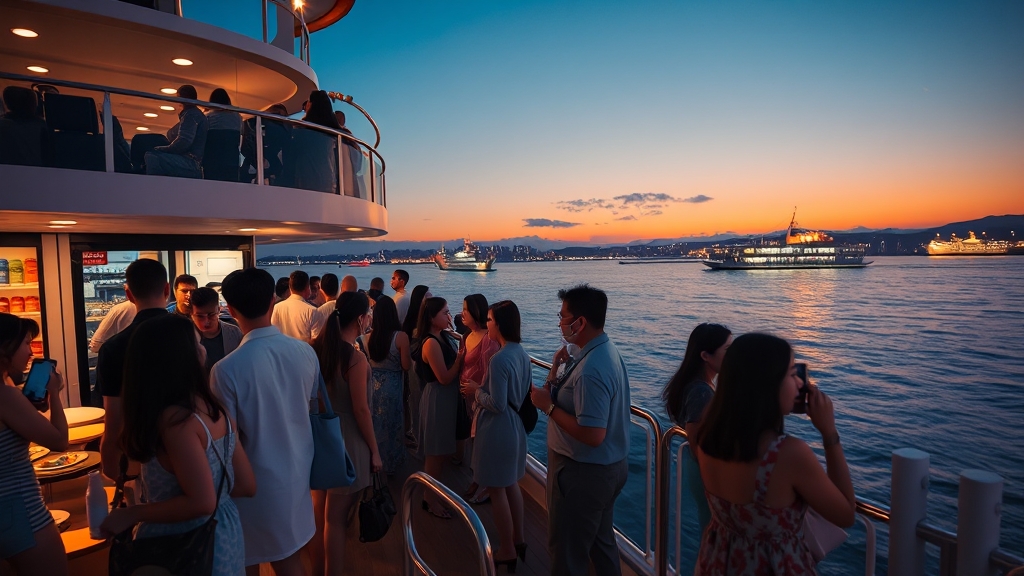 미남크루즈 승선 후기 (realistic 스타일)