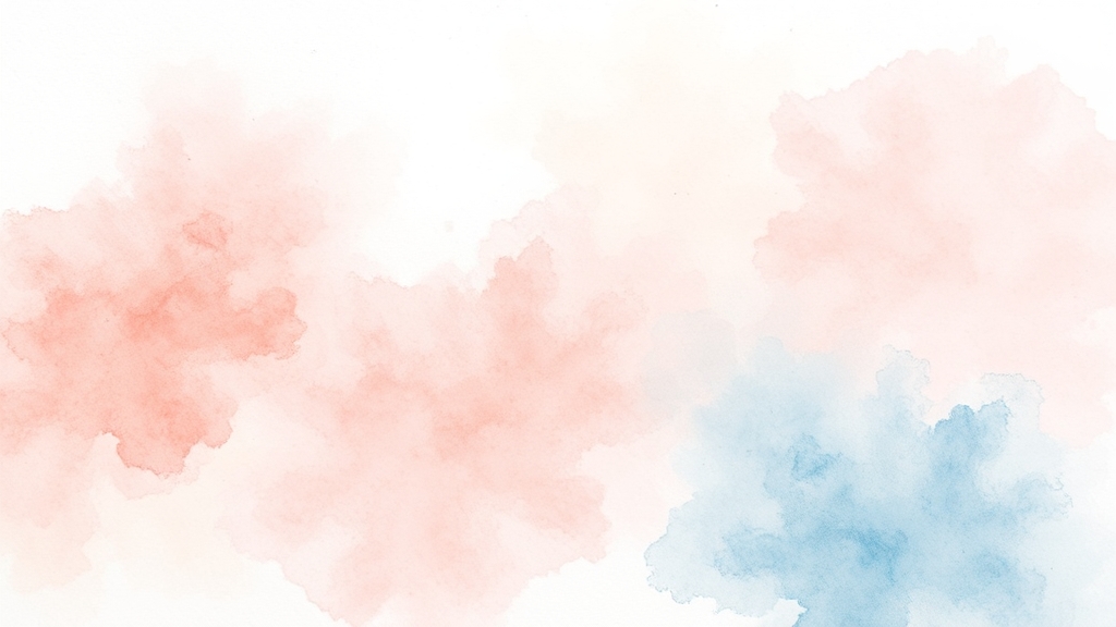합격생의 생생 후기 & 꿀팁 (watercolor 스타일)