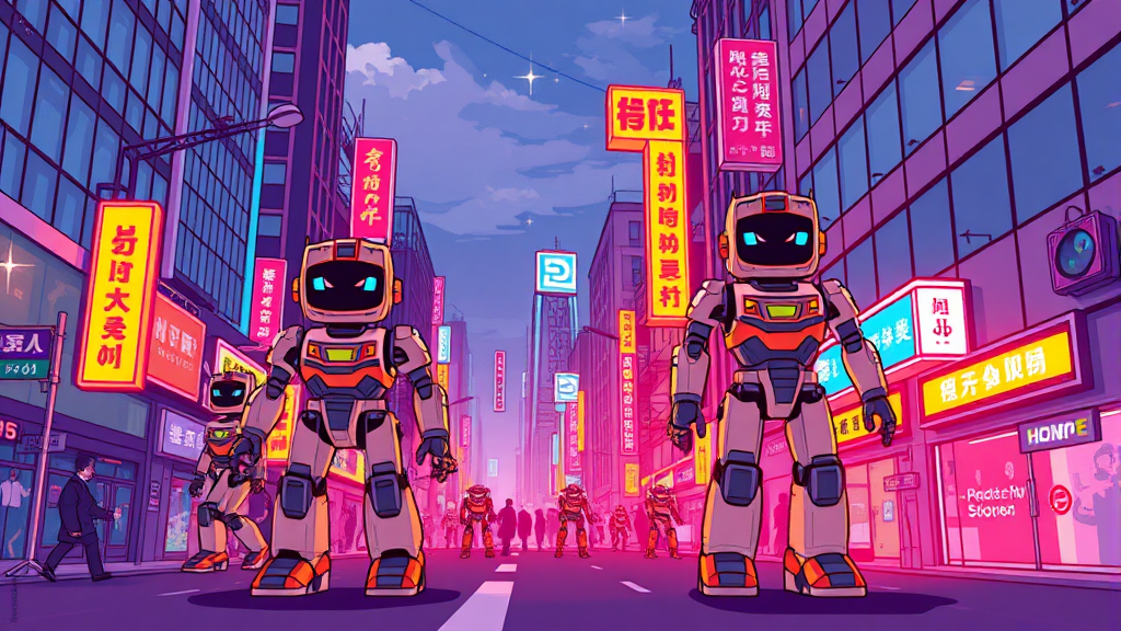 국내 로봇 핵심 기업 분석 (cartoon 스타일)