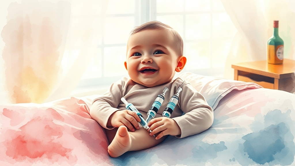 주요 백신별 목적 (watercolor 스타일)