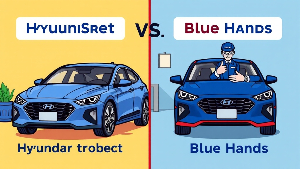 직영 vs 블루핸즈 비교 (cartoon 스타일)