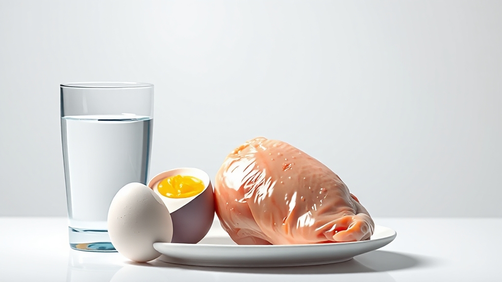 식단 관리로 기초대사량 높이기 (illustration 스타일)