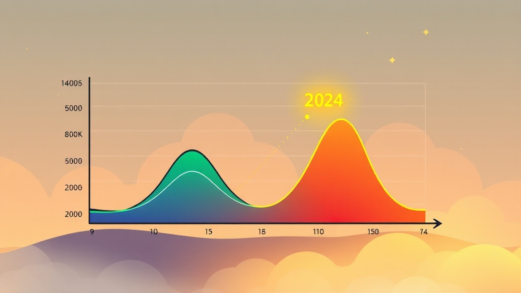 비트코인 4년 주기 사이클 (cartoon 스타일)
