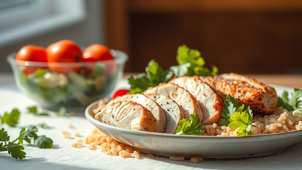 혈당 관리 식사 순서 및 방법 (watercolor 스타일)