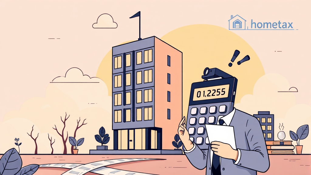 간주임대료 개념 및 계산 방법 (illustration 스타일)