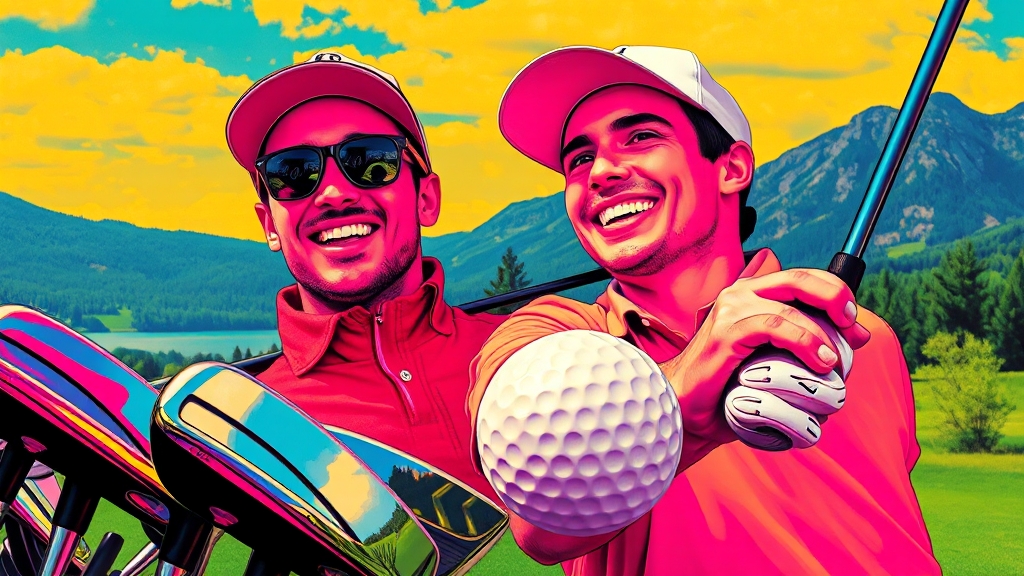 골프란 무엇일까요? (popart 스타일)