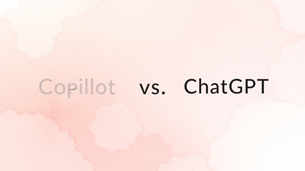코파일럿과 챗GPT 비교 분석 (watercolor 스타일)