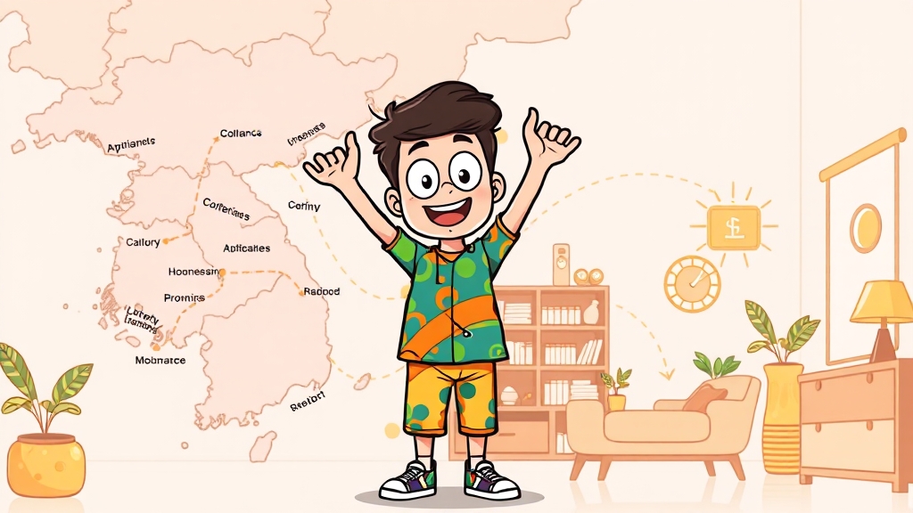 청약 자격 및 방법 (cartoon 스타일)