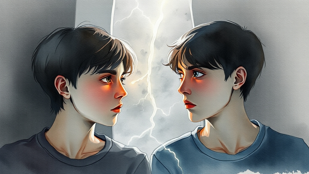 주요 증상과 신호 (watercolor 스타일)