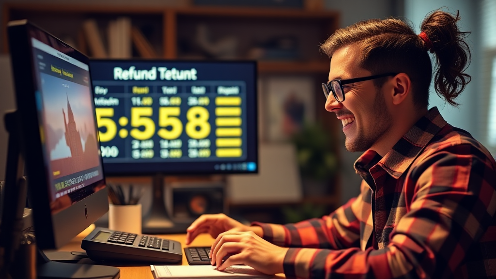 연말정산 미리보기 활용법 (realistic 스타일)