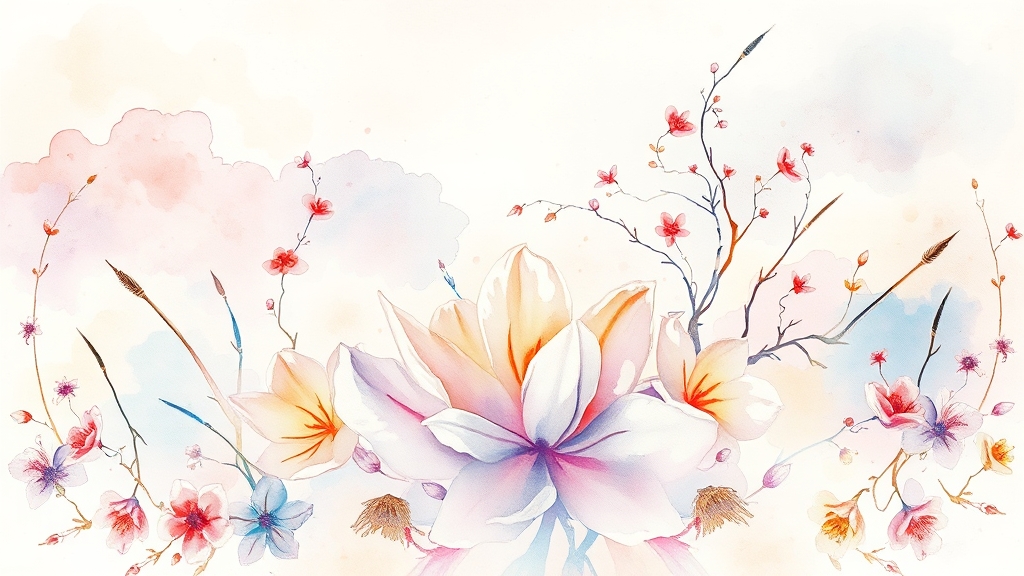 창작 지원금이란? (watercolor 스타일)