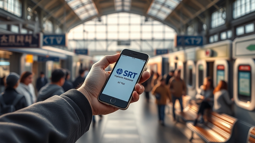 기차표 예매 방법 & 주의사항 (realistic 스타일)