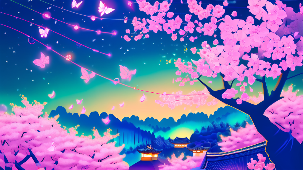 다채로운 공연과 즐길 거리 (illustration 스타일)