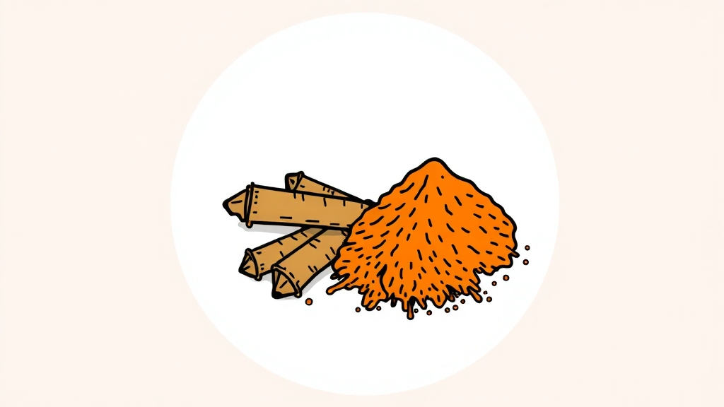 커큐민 흡수율 높이기 (cartoon 스타일)