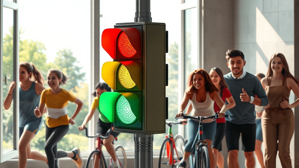 정상 수치와 관리 중요성 (realistic 스타일)