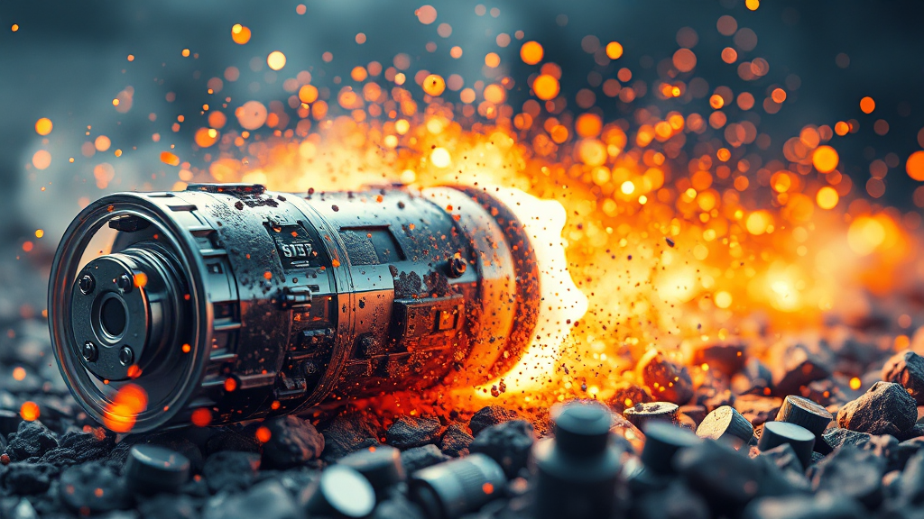 2차전지 시장 현황 및 미래나노텍 역할 (realistic 스타일)